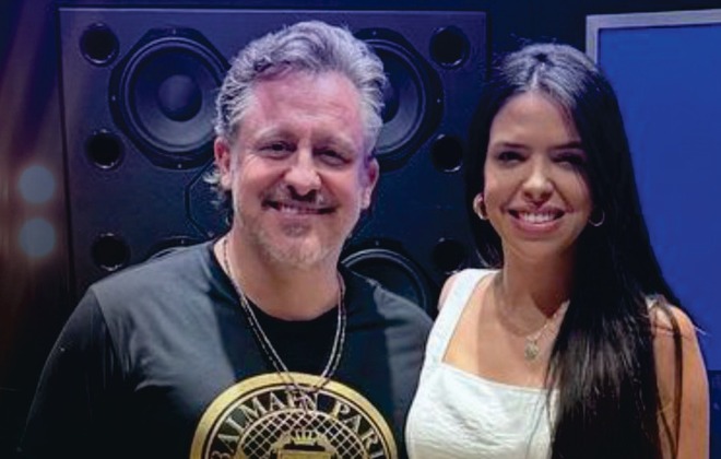 Com Rick Bonadio no Midas Studio